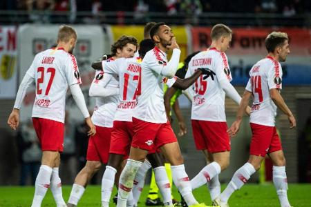 Arbeitssieg gegen schwache Wölfe: Leipzig erstmals im Pokal-Viertelfinale