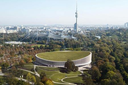 Neue multifunktionale Sportarena in München nimmt Gestalt an