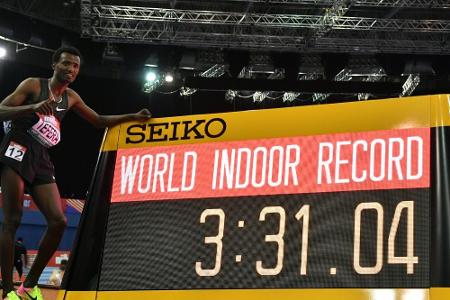 Teenager Tefera läuft Weltrekord über 1500 m Teenager Tefera läuft Weltrekord über 1500 m