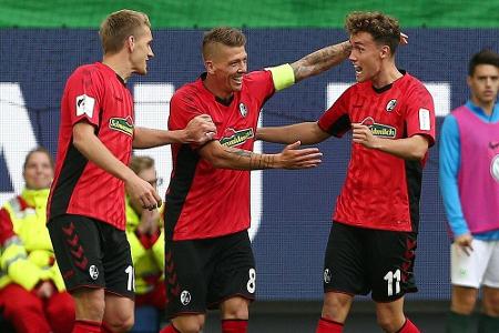Wolfsburg verspielt Sieg in Freiburg