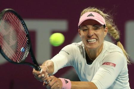 Kerber verpasst in Doha ihr erstes Finale seit Wimbledon