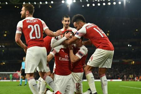 Europa League: Arsenal wendet Blamage ab, auch Salzburg und Neapel im Achtelfinale