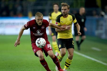 Am Montagabend beschließen der 1. FC Nürnberg und Borussia Dortmund mit ihrem Duell den 22. Spieltag in der Fußball-Bundesli...