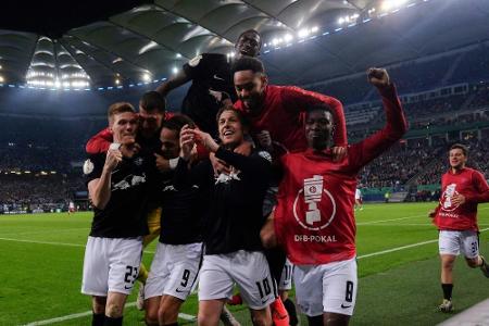 Pokalfinale zum Klub-Jubiläum: Leipzig ringt HSV nieder