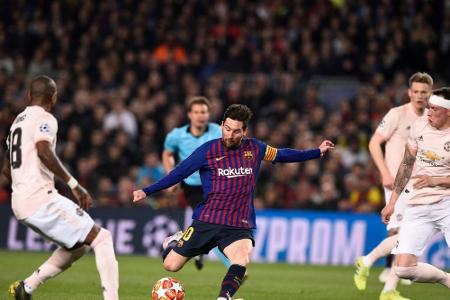 Überragender Messi beendet ManUniteds Titelhoffnungen