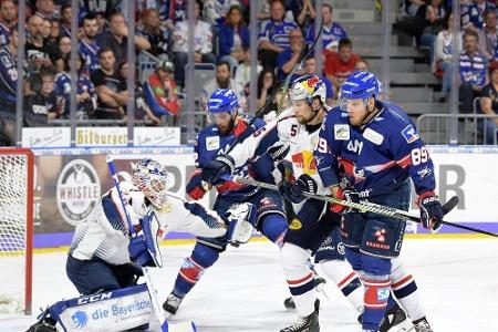 Mannheim geht im DEL-Finale gegen München in Führung Mannheim geht im DEL-Finale gegen München in Führung