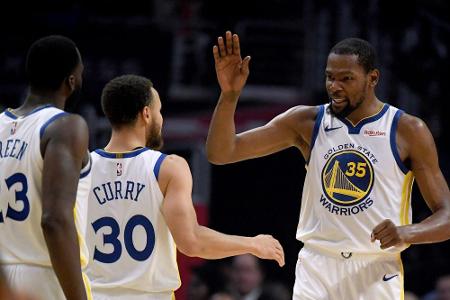 Überragender Durant führt Warriors ins Play-off-Viertelfinale Überragender Durant führt Warriors ins Play-off-Viertelfinale