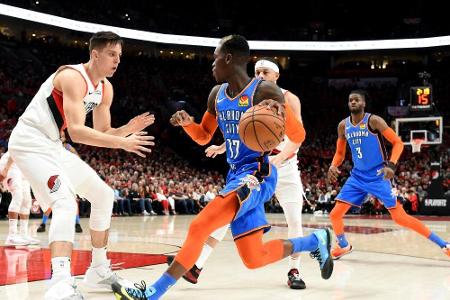 NBA: Schröder und Oklahoma verlieren auch zweites Play-off-Spiel NBA: Schröder und Oklahoma verlieren auch zweites Play-off-Spiel