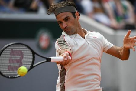 400. Grand-Slam-Match: Federer im Achtelfinale von Paris
