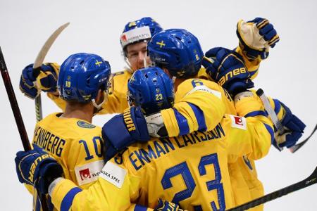Eishockey-WM: Schweden schlägt Schweiz - Russland im Viertelfinale