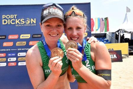 Beachvolleyball: Borger/Sude Dritte in Kuala Lumpur Beachvolleyball: Borger/Sude Dritte in Kuala Lumpur