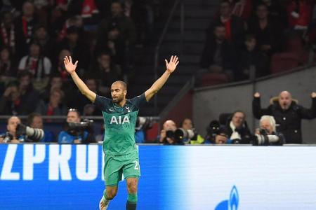 3:2 nach 0:2: Tottenhams Lucas beendet Europacup-Märchen von Ajax
