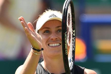 Kerber kampflos im Finale von Eastbourne Kerber kampflos im Finale von Eastbourne