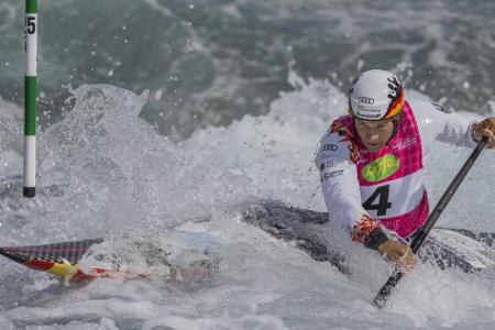 Slalom-Kanu: Anton feiert Weltcup-Sieg, Aigner geht leer aus Slalom-Kanu: Anton feiert Weltcup-Sieg, Aigner geht leer aus