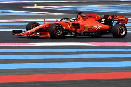 Vettel auf Rang vier im Frankreich-Training