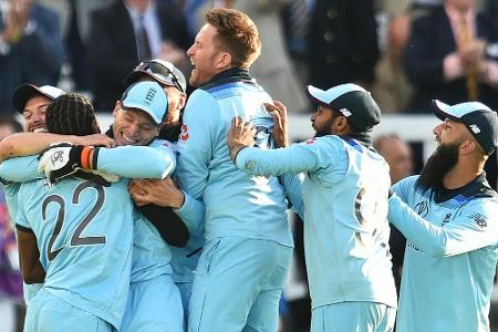 Nach Super Over: England gewinnt erstmals Cricket-WM