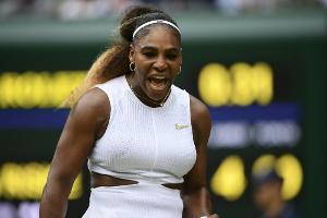 Serena Williams in Wimbledon im Halbfinale