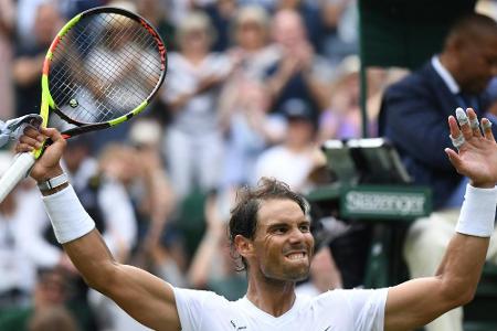 Nadal zieht mühelos ins Viertelfinale von Wimbledon ein Nadal zieht mühelos ins Viertelfinale von Wimbledon ein