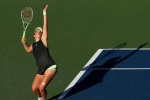 Sieben Doppelfehler: Ostapenko mit kuriosem Stotterstart