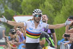 Vuelta: Valverde gewinnt siebte Etappe - Lopez wieder in Rot