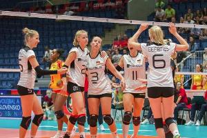 Volleyball-EM: DVV-Frauen feiern zweiten Sieg im zweiten Spiel
