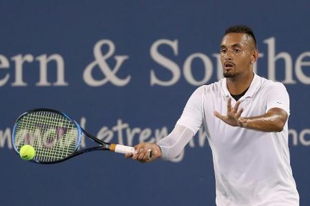 Nach erneutem Ausraster: Kyrgios muss 113.000 Dollar Strafe zahlen Nach erneutem Ausraster: Kyrgios muss 113.000 Dollar Strafe zahlen