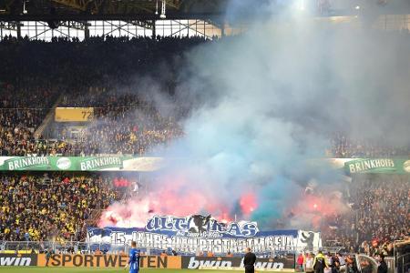 BVB verhängt 46 Stadionverbote gegen Hertha-Fans BVB verhängt 46 Stadionverbote gegen Hertha-Fans