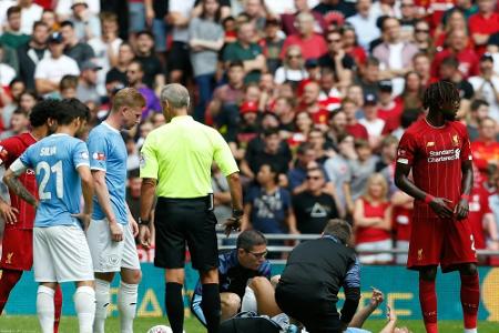 Manchester City bestätigt: Sane muss wegen Kreuzbandverletzung operiert werden Manchester City bestätigt: Sane muss wegen Kreuzbandverletzung operiert werden