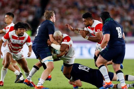 Rugby: WM-Gastgeber Japan im Viertelfinale