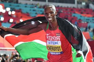 Cheruiyot gewinnt 1500 m mit größtem Vorsprung der WM-Geschichte