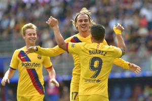 Real patzt bei Aufsteiger - Barca dank Messi, Suarez und Griezmann Spitzenreite