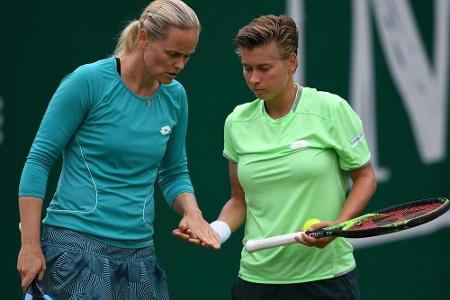 WTA-Finals: Grönefeld darf trotz Niederlage auf Halbfinale hoffen