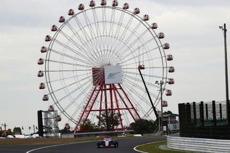 Formel-1-Stars sitzen Supertaifun Formel-1-Stars sitzen Supertaifun