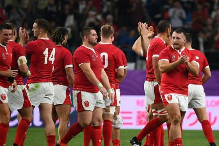 Rugby-WM: Auch Wales und Australien im Viertelfinale Rugby-WM: Auch Wales und Australien im Viertelfinale