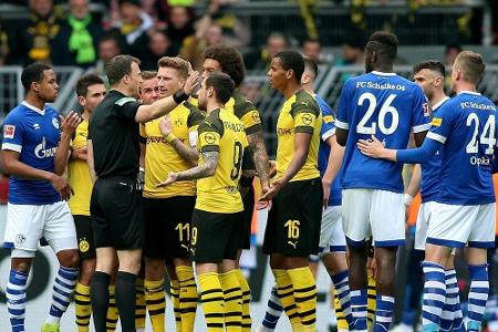 Schalke gegen Dortmund: Die elf größten Derby-Momente Schalke gegen Dortmund: Die elf größten Derby-Momente