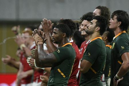 Rugby-WM: Südafrika stürmt ins Viertelfinale