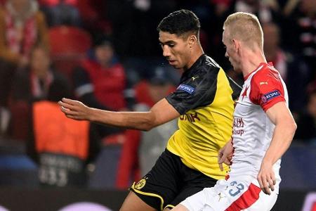 Dreckiger Sieg in Prag: Hakimis Doppelpack erlöst den BVB Dreckiger Sieg in Prag: Hakimis Doppelpack erlöst den BVB