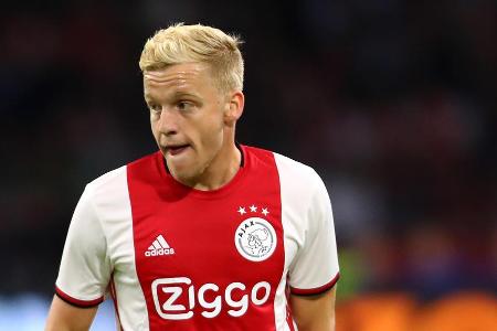 Platz 28: Donny van de Beek (Ajax Amsterdam)