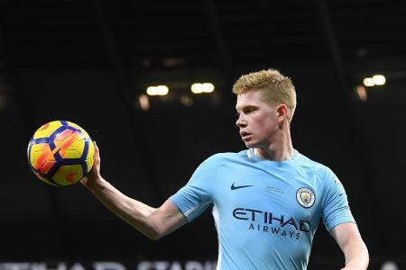 Platz 14: Kevin De Bruyne (Manchester City)