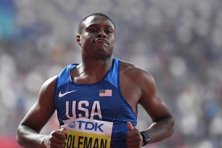 Coleman untermauert Anspruch auf 100-Meter-Gold - Gatlin zittert sich ins Finale Coleman untermauert Anspruch auf 100-Meter-Gold - Gatlin zittert sich ins Finale