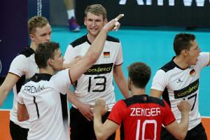 Volleyballer holen ersten Sieg bei EM
