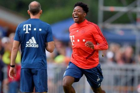 Alaba zurück im Lauftraining