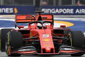 Vettel Zweiter im ersten Singapur-Training