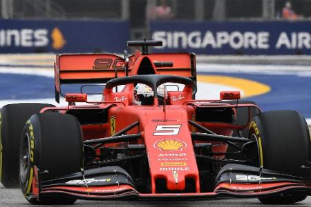 Vettel vor Leclerc im Singapur-Training - Hamilton und Verstappen voraus