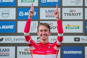 Rad-WM: Däne Bjerg durch tiefe Pfützen zum U23-Titel