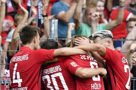 Freiburg besser als die Bayern: SC verdrängt Rekordmeister vom dritten Platz Freiburg besser als die Bayern: SC verdrängt Rekordmeister vom dritten Platz