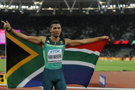400-m-Olympiasieger van Niekerk startet nicht bei WM