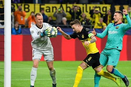 Reus-Fehlschuss verhindert BVB-Traumstart gegen Barcelona Reus-Fehlschuss verhindert BVB-Traumstart gegen Barcelona
