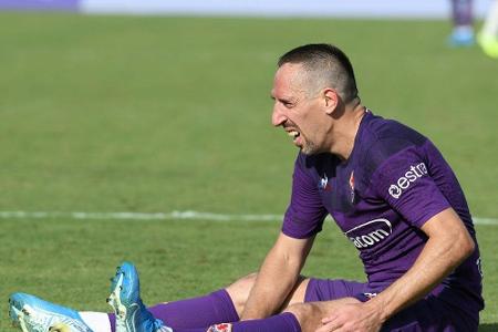 Ribery bei Florenz-Niederlage verletzt ausgewechselt Ribery bei Florenz-Niederlage verletzt ausgewechselt