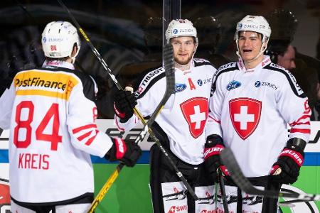 Eishockey: Schweiz startet mit Sieg in Deutschland Cup Eishockey: Schweiz startet mit Sieg in Deutschland Cup